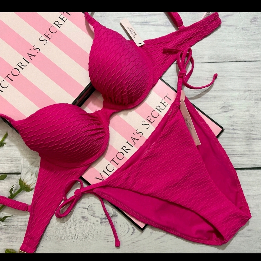 Victoria's Secret Fuchsia Bikini Set